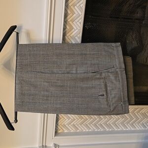 NWT 2 pairs of Christian brooks plaid slacks size 34 Long